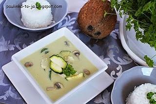 Zielone curry z kurczakiem
