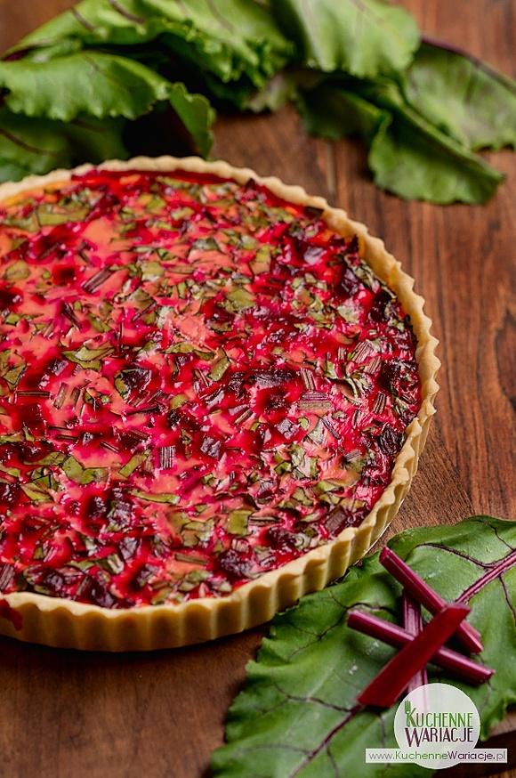 Tarta z botwinką i ricottą
