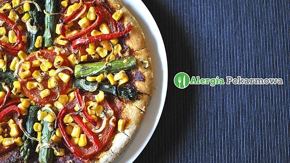 Pizza bezglutenowa ze szparagami