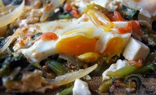Jajka ze szpinakiem a’la shakshouka