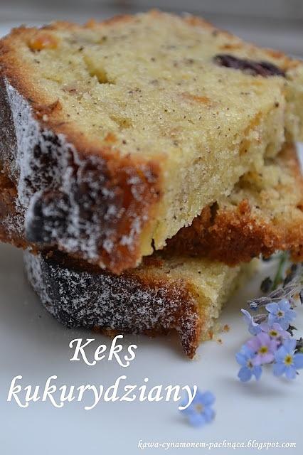 Keks kukurydziano-makowy