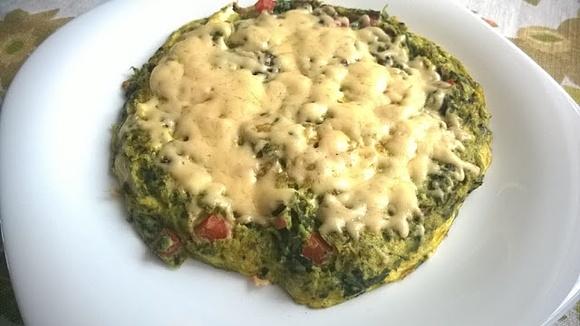 Omlet ze szpinakiem