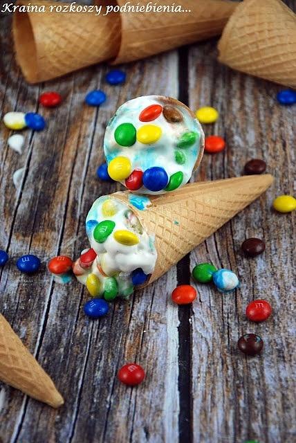 Lody z M&M