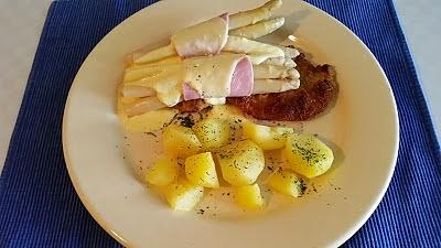 Szparagowy sznycel szybki obiad z szparagami