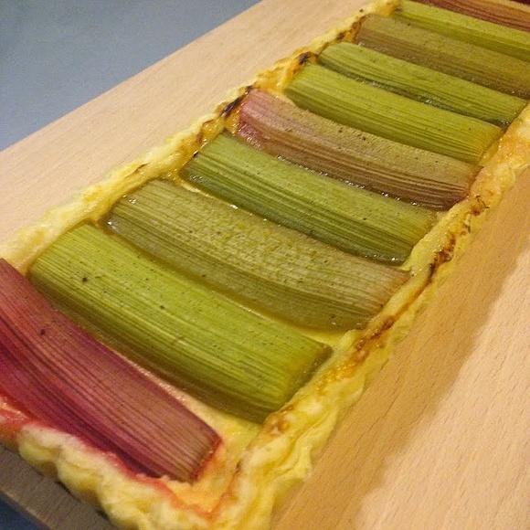 Tarta z rabarbarem