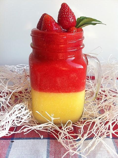 Truskawkowa miętowa pina colada