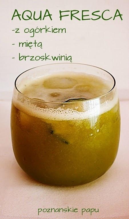 Aqua fresca z brzoskwinią