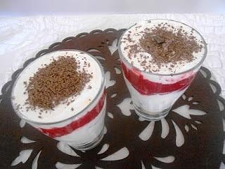 Malinowy Król - deser z malinami i mascarpone