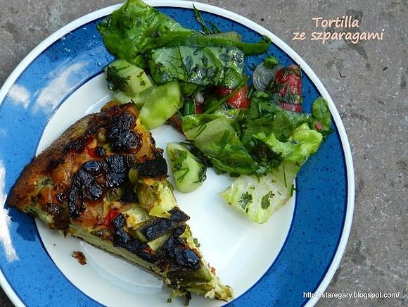 Tortilla ze szparagami