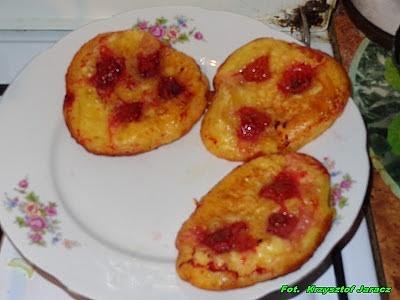 Blinki serowo-truskawkowe