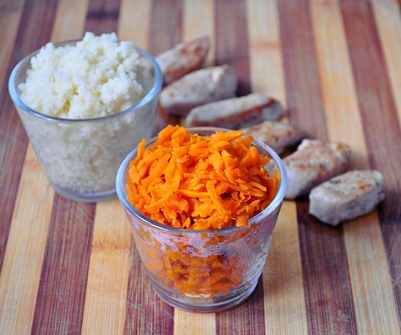Kurczak z marchewką w curry