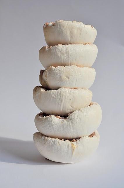 Pieczarki faszerowane ricottą i łososiem