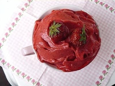 Sorbet truskawkowy na upalne dni