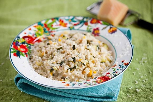 Risotto z cukinią i marchewką