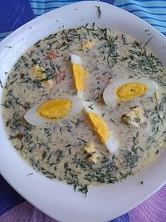 Zupa szczawiowa z jajkiem