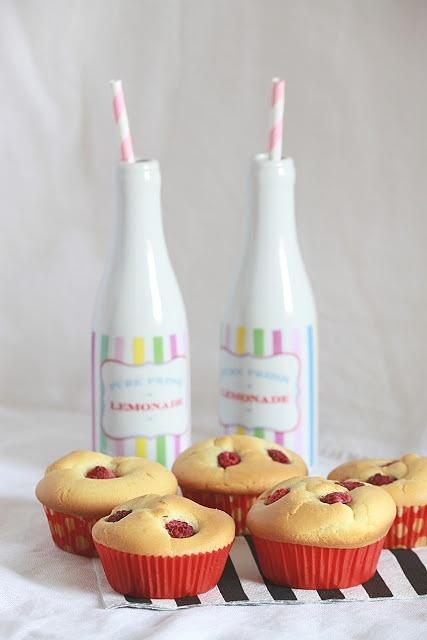 Cupcakes z malinami