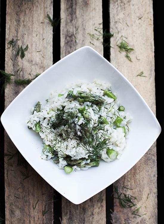 Risotto z zielonymi szparagami