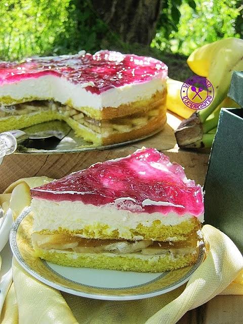 Torcik bananowy z mascarpone