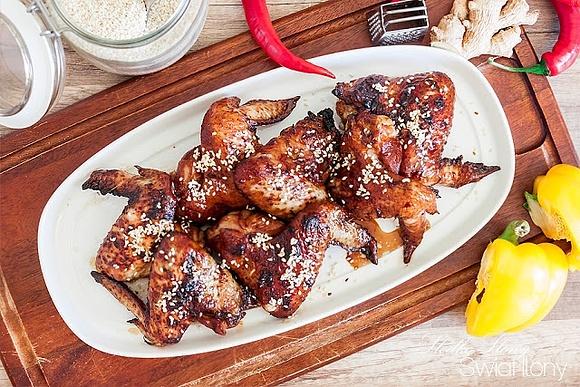 Grillowane skrzydełka teriyaki