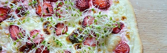 Pizza z truskawkami