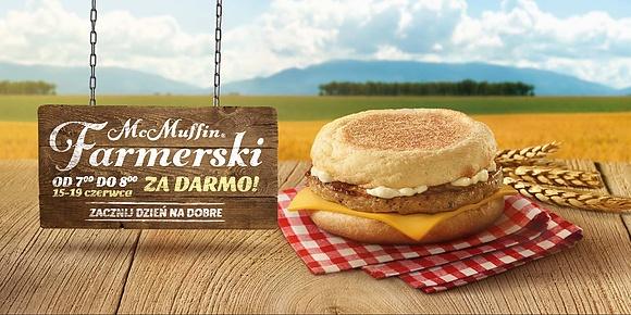 McMuffin farmerski za darmo w McDonald's