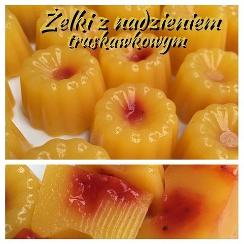 Zdrowe żelki z nadzieniem truskawkowym bez cukru i konserwantów