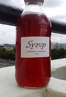 Syrop truskawkowo-rabarbarowy