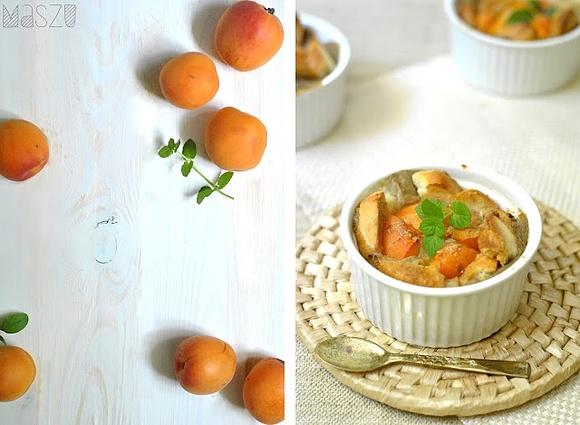 Pudding chlebowy z morelami i kardamonem