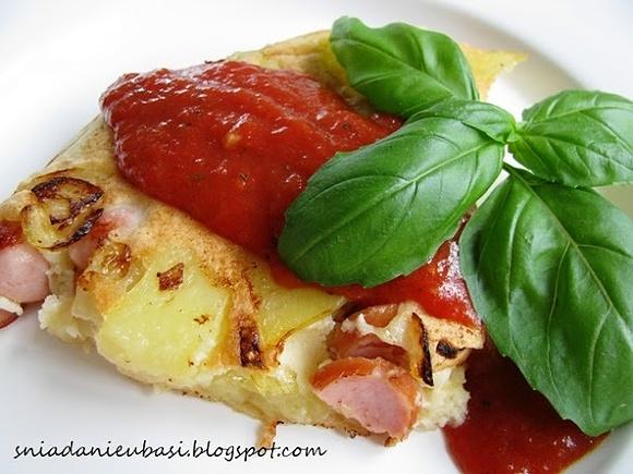 Sycący omlet na jogurcie