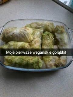 Moje pierwsze wegańskie gołąbki