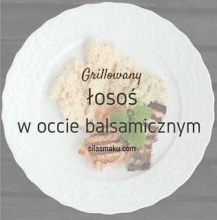 Łosoś w occie balsamicznym