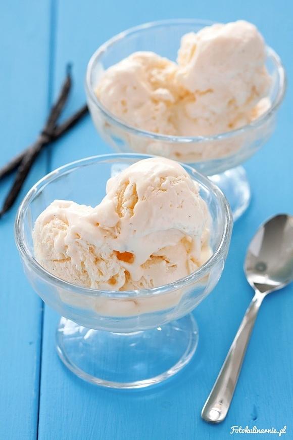 Lody waniliowe bez maszyny i mieszania