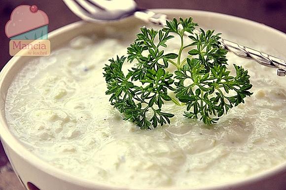 Tzatziki grecki dip do grilla