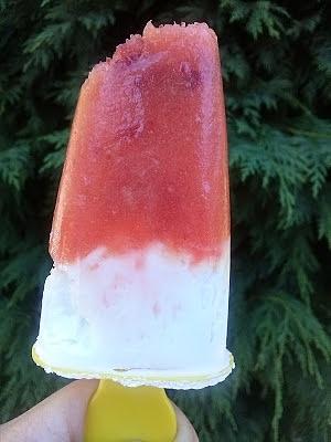 Lody brzoskwiniowo kokosowe na patyku