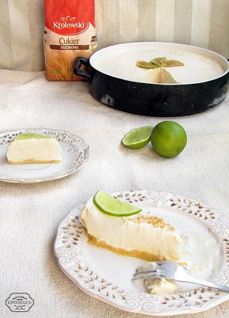 Mrożony sernik z curdem limonkowym caipiroska