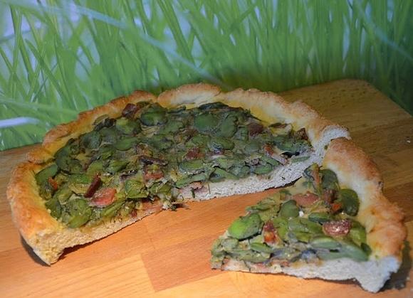 Tarta drożdżowa z bobem