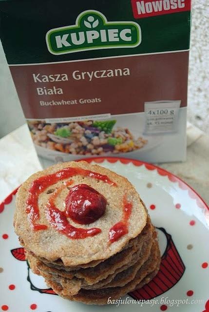 Bananowe placuszki z kaszy gryczanej