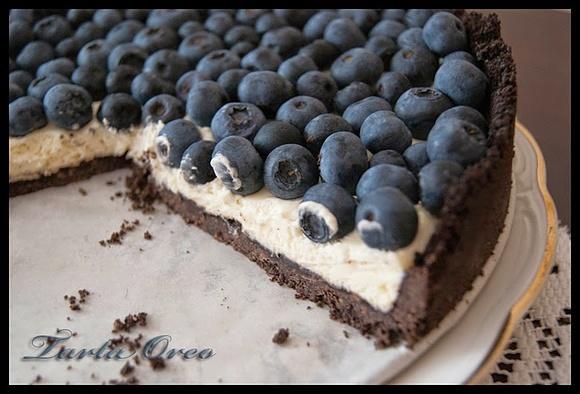 Tarta Oreo z mascarpone i owocami