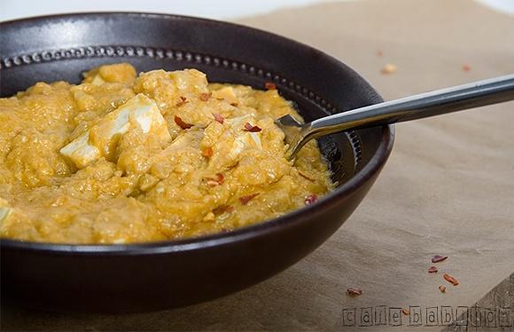Curry z topinamburem i tofu