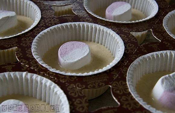 Muffinki z piankami marshmallow
