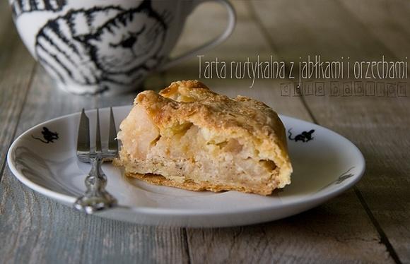 Rustykalna tarta z jabłkami