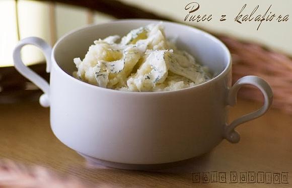 Puree z kalafiora z roquefortem