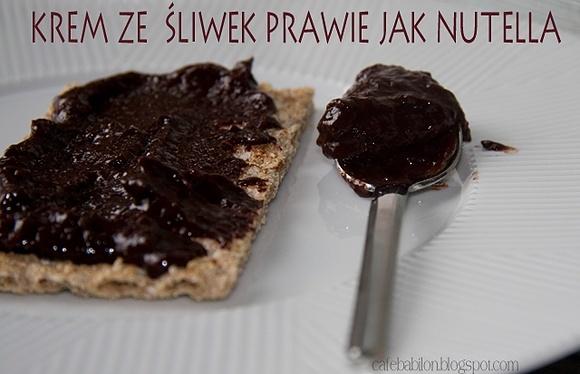 Powidła ze śliwek jak nutella
