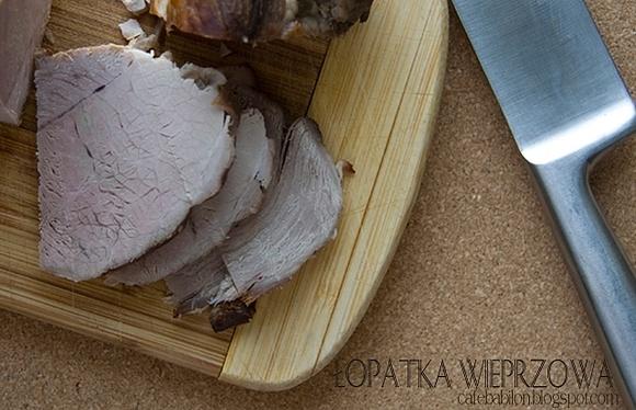 Pieczona łopatka wieprzowa