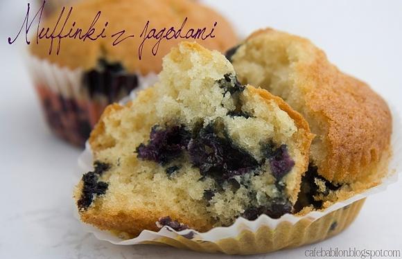 Muffiny z jagodami
