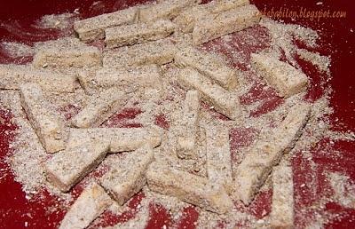Pieczone paluszki z selera