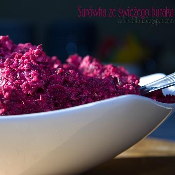 Surówka z surowego buraka