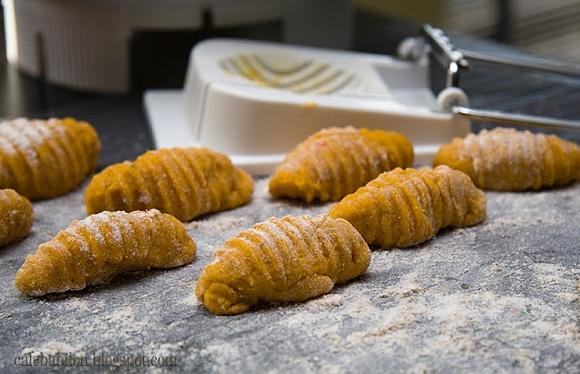 Dyniowe gnocchi w sosie z gorgonzolą