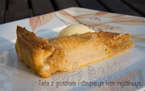 Tarta gruszkowa z kremem migdałowym