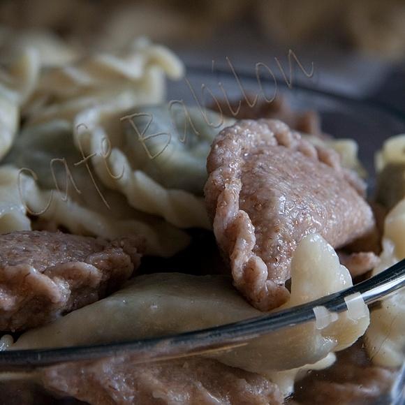 Pierogi ze szpinakiem i fetą